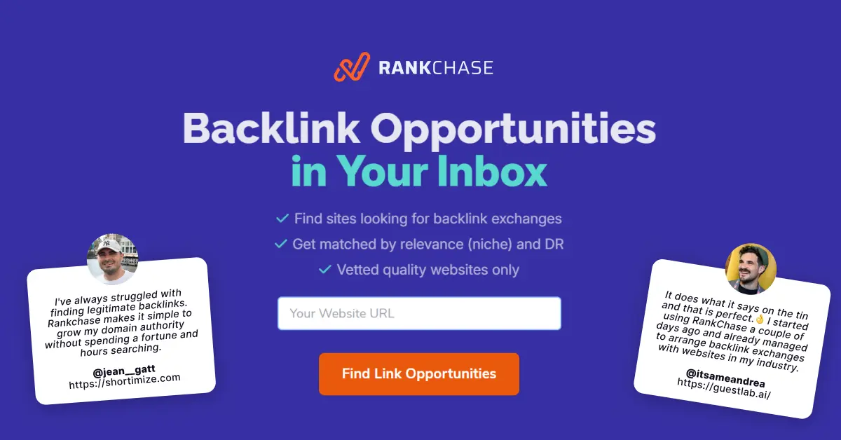 Rankchase website