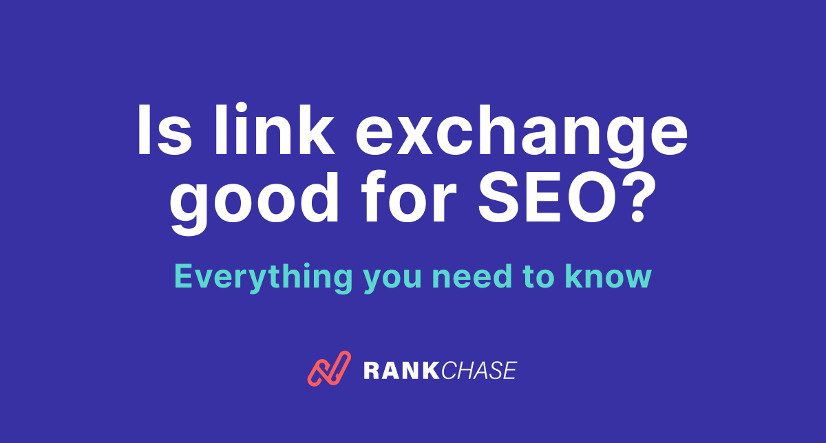 is link exchange good for seo? article cover