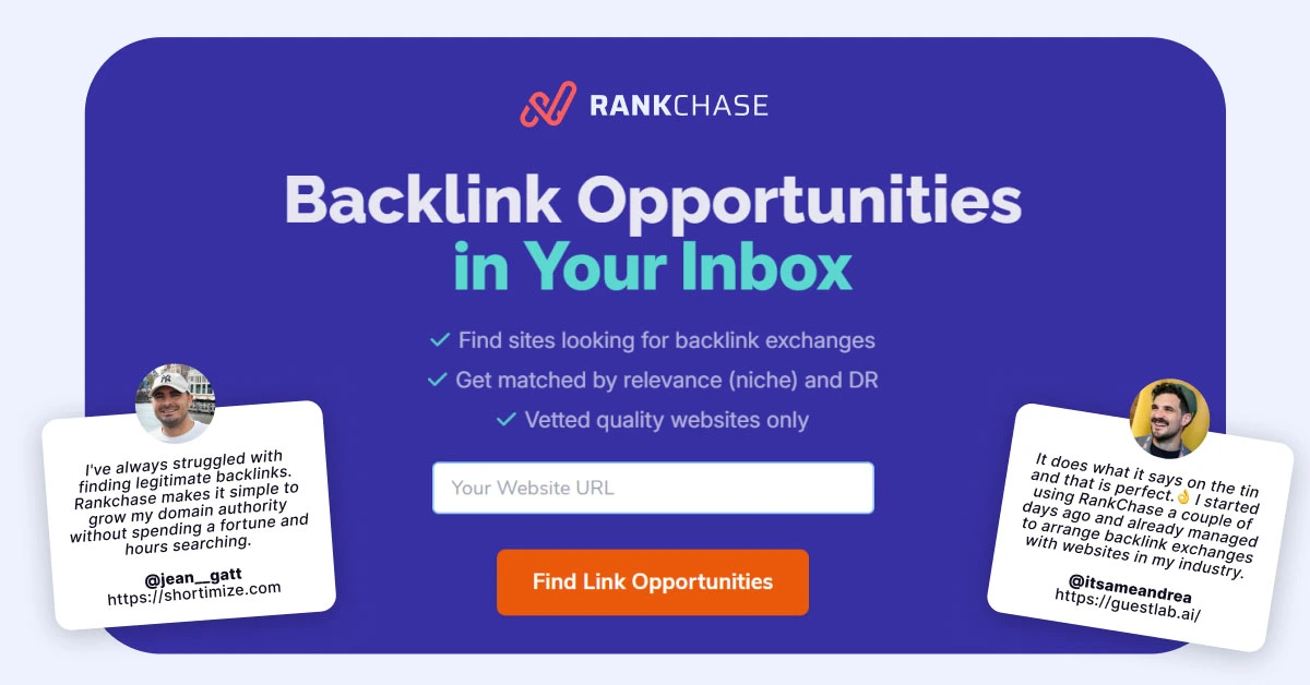 Rankchase website